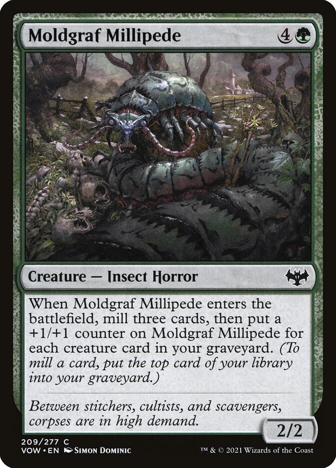 Card Scan of Moldgraf Millipede | VOW