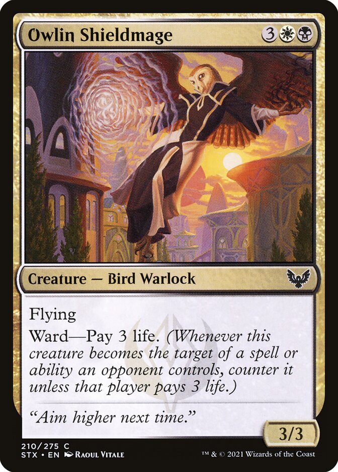 Card Scan of Owlin Shieldmage | STX