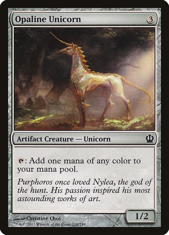 Card Scan of Opaline Unicorn | THS