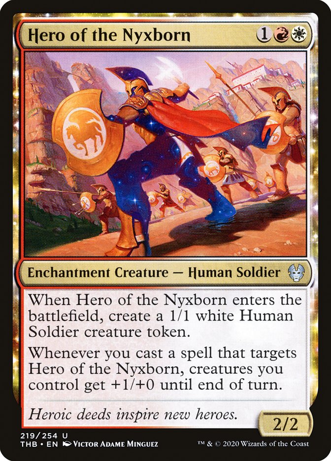 Card Scan of Hero of the Nyxborn | THB