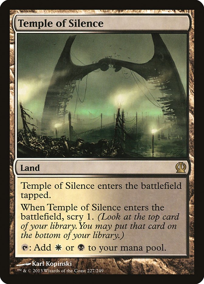 Card Scan of Temple of Silence | THS