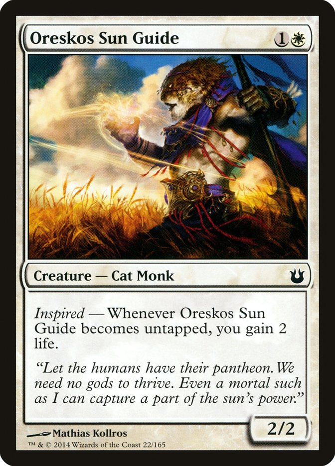 Card Scan of Oreskos Sun Guide | BNG