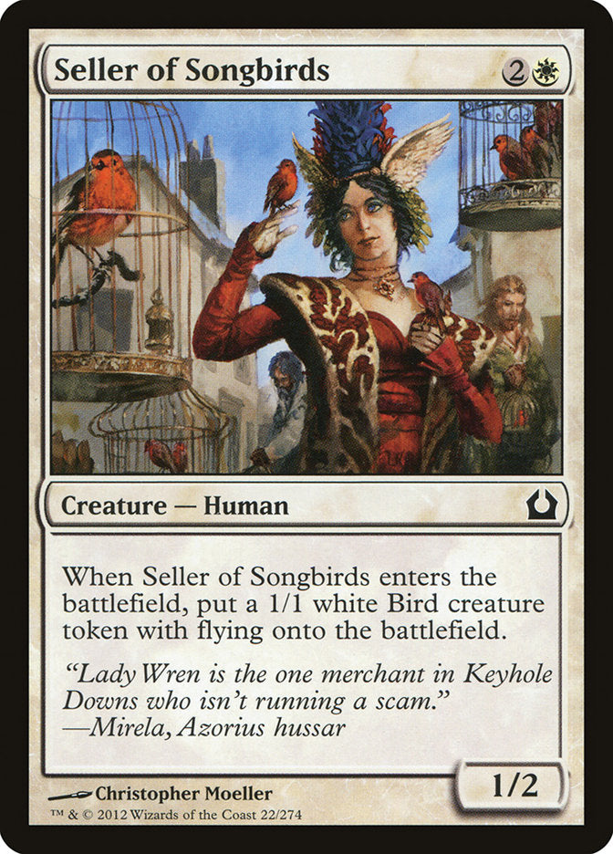 Card Scan of Seller of Songbirds | RTR