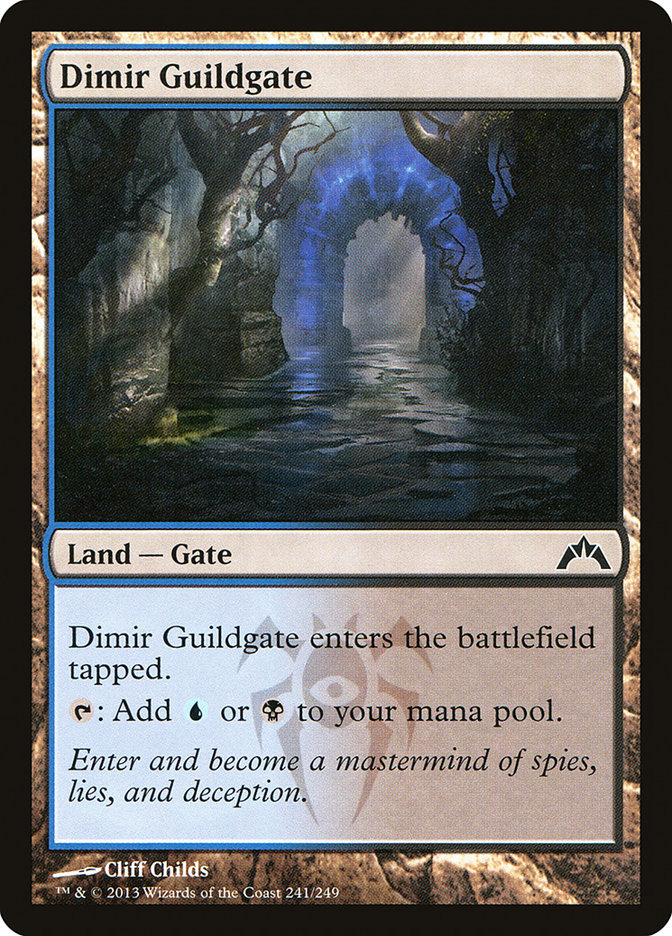 Card Scan of Dimir Guildgate | GTC