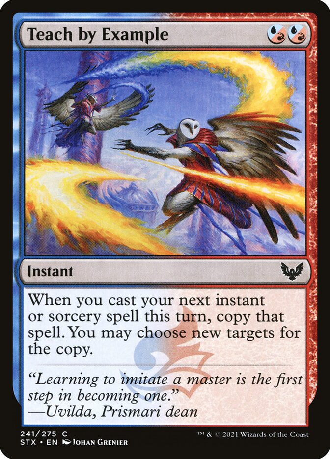Card Scan of Teach by Example | STX