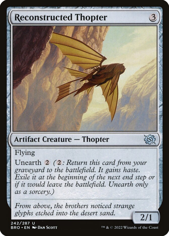 Reconstructed Thopter | BRO