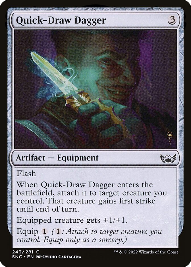 Card Scan of Quick-Draw Dagger | SNC