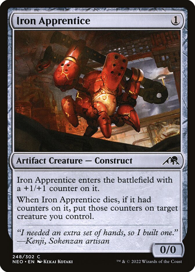 Card Scan of Iron Apprentice | NEO