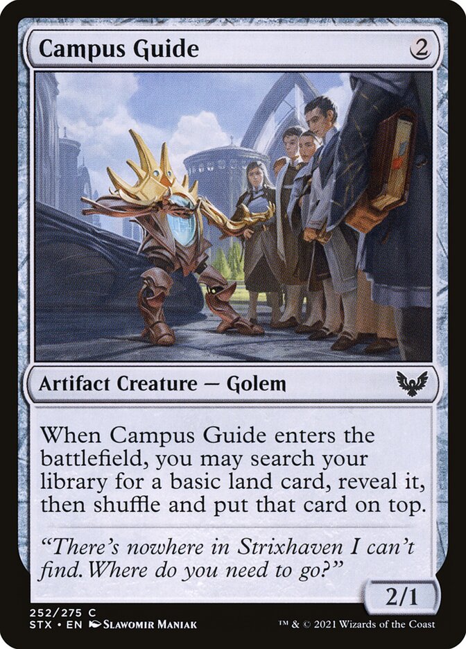 Card Scan of Campus Guide | STX
