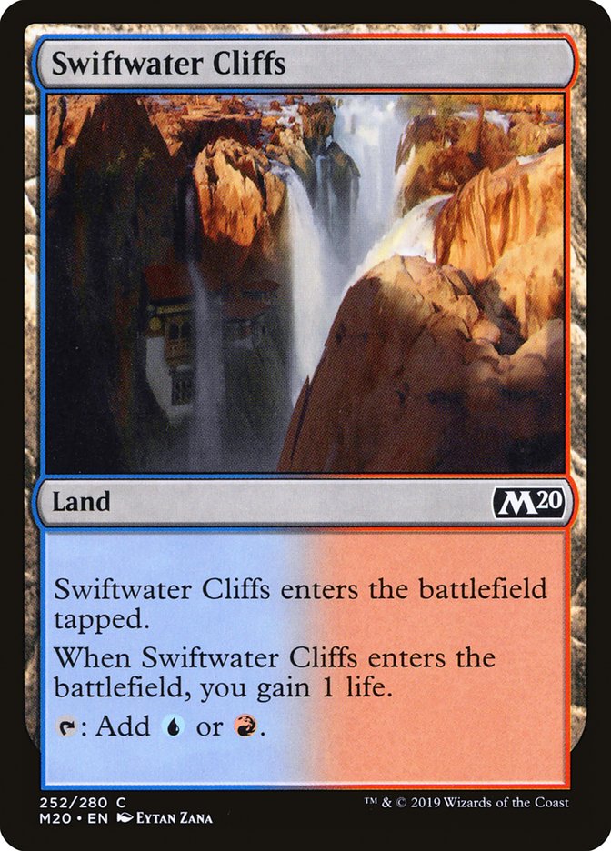Card Scan of Swiftwater Cliffs | M20