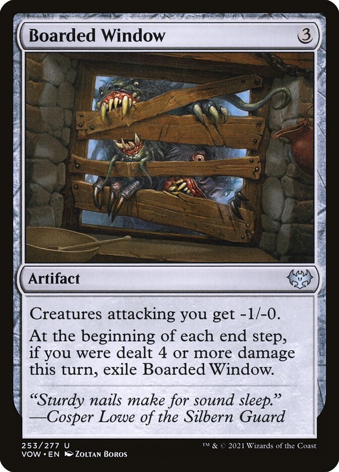 Boarded Window | VOW