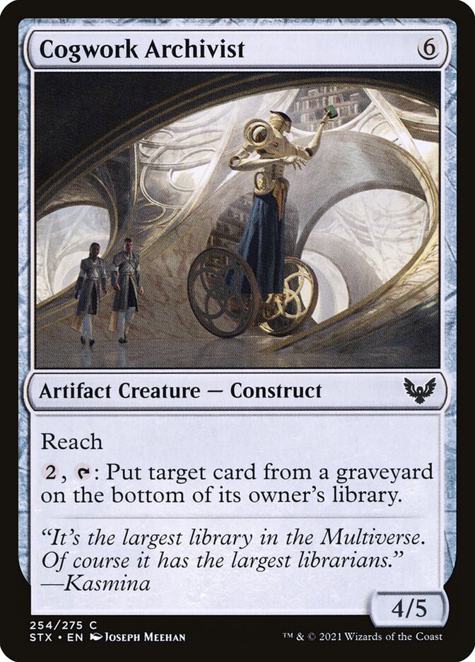 Card Scan of Cogwork Archivist | STX
