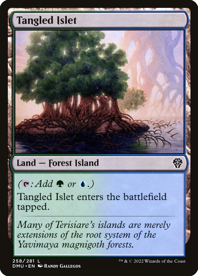 Card Scan of Tangled Islet | DMU