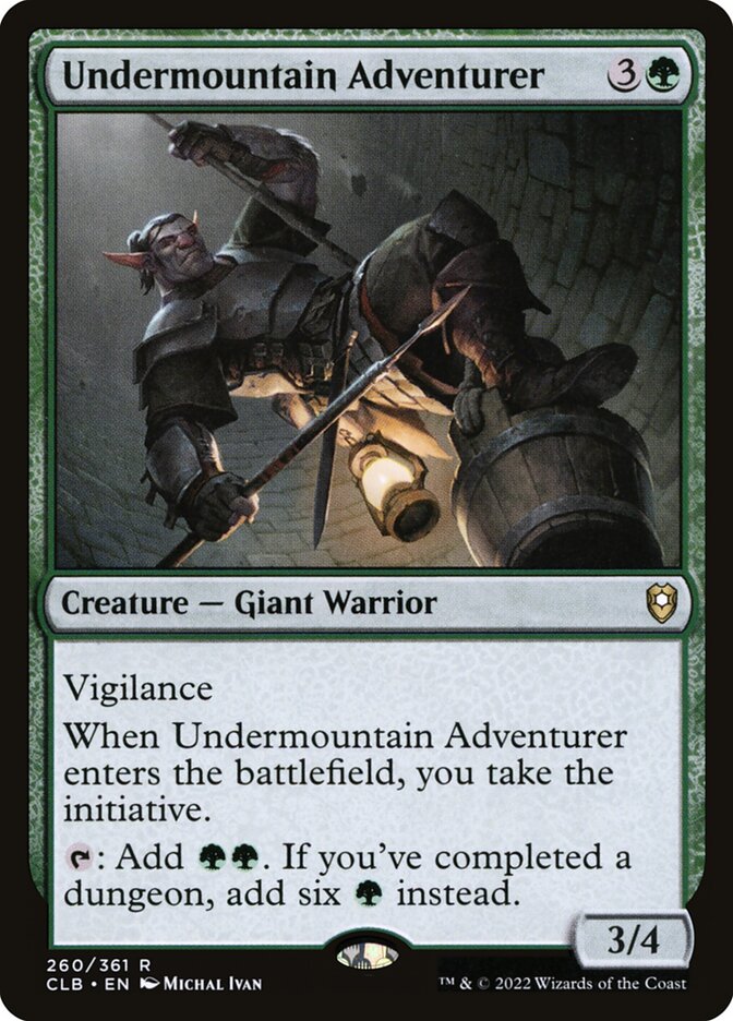 Card Scan of Undermountain Adventurer | CLB