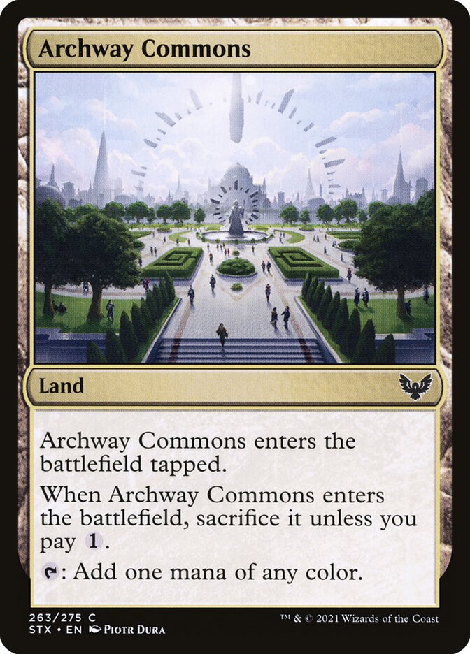 Card Scan of Archway Commons | STX