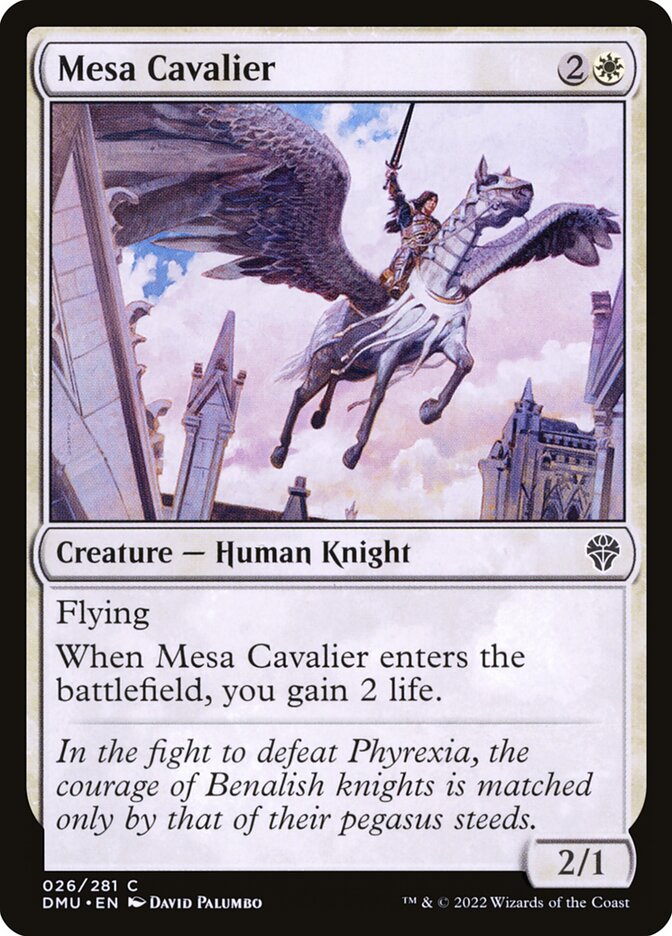 Card Scan of Mesa Cavalier | DMU