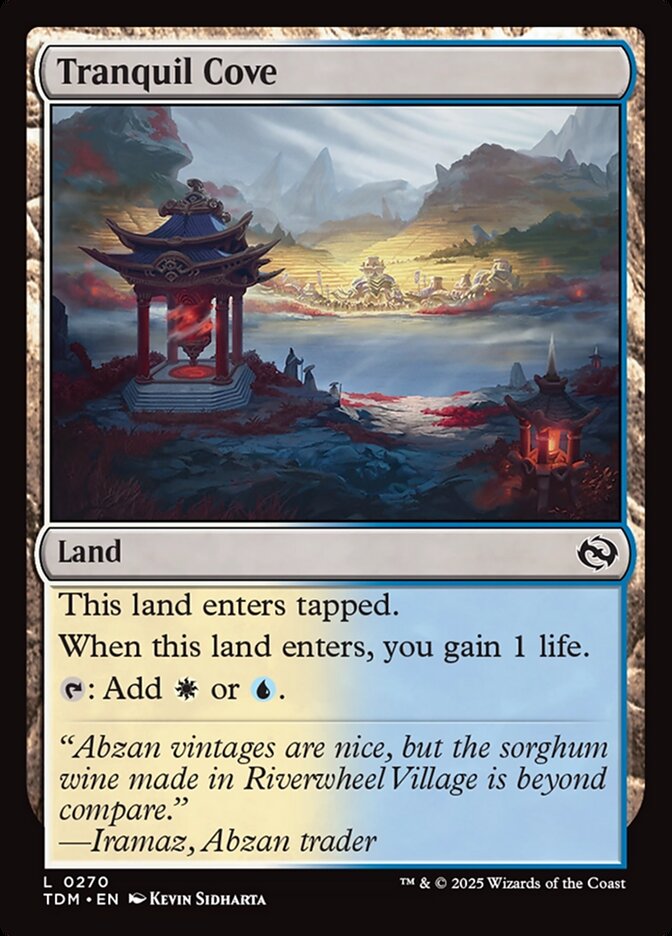 Card Scan of Tranquil Cove | TDM