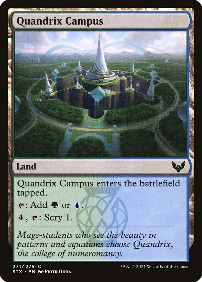 Card Scan of Quandrix Campus | STX