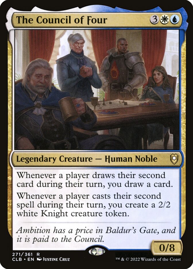 Card Scan of The Council of Four | CLB