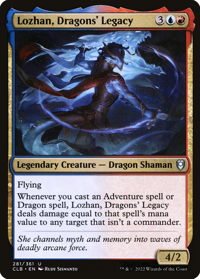 Card Scan of Lozhan, Dragons' Legacy | CLB