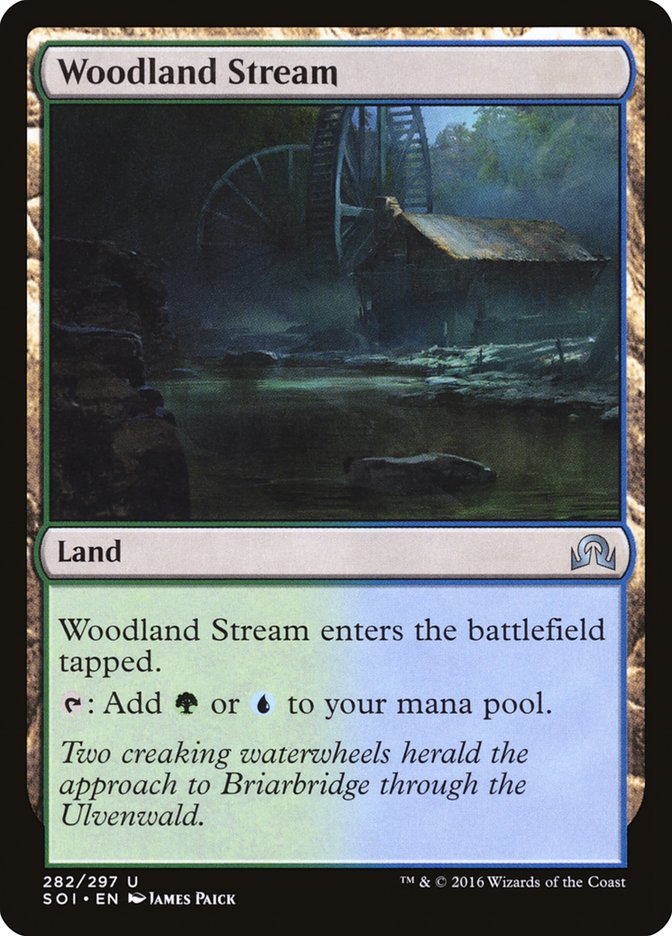 Card Scan of Woodland Stream | SOI