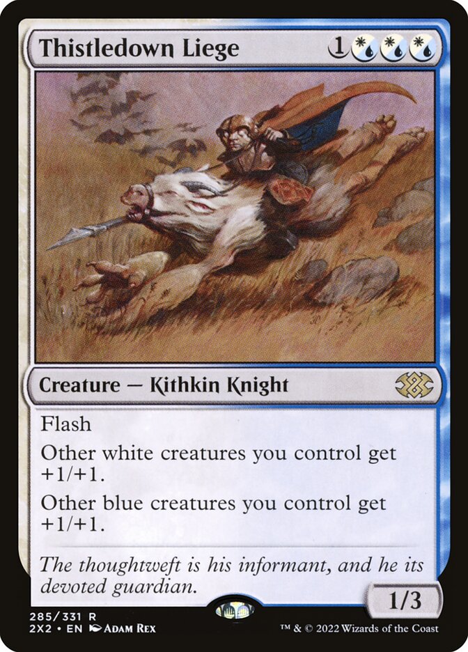 Card Scan of Thistledown Liege | 2X2