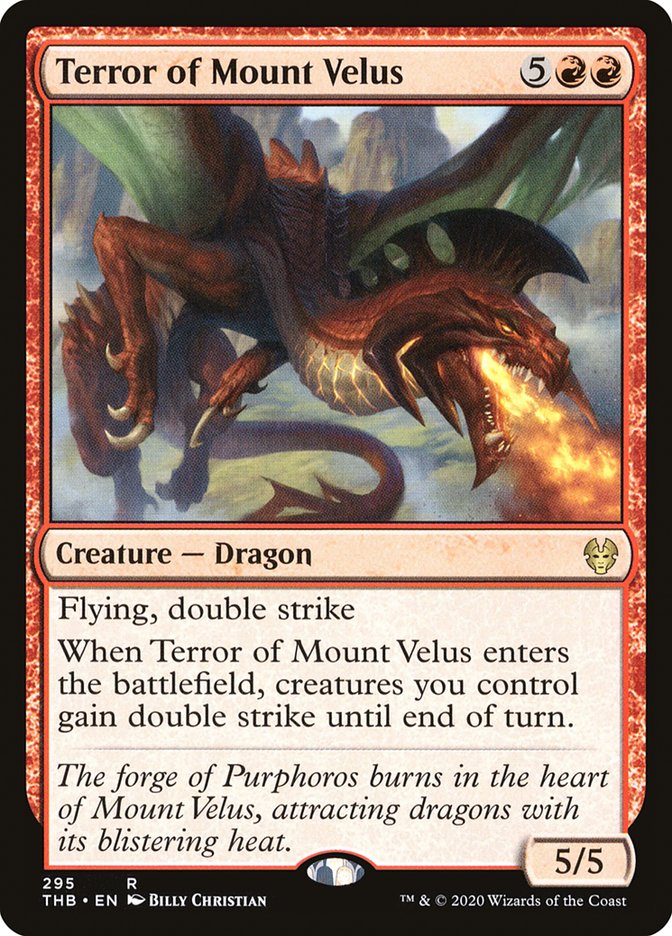 Card Scan of Terror of Mount Velus | THB (Showcase)