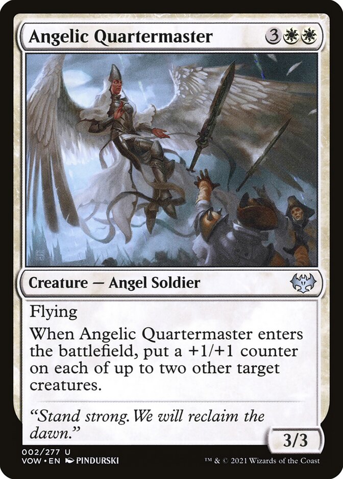 Card Scan of Angelic Quartermaster | VOW