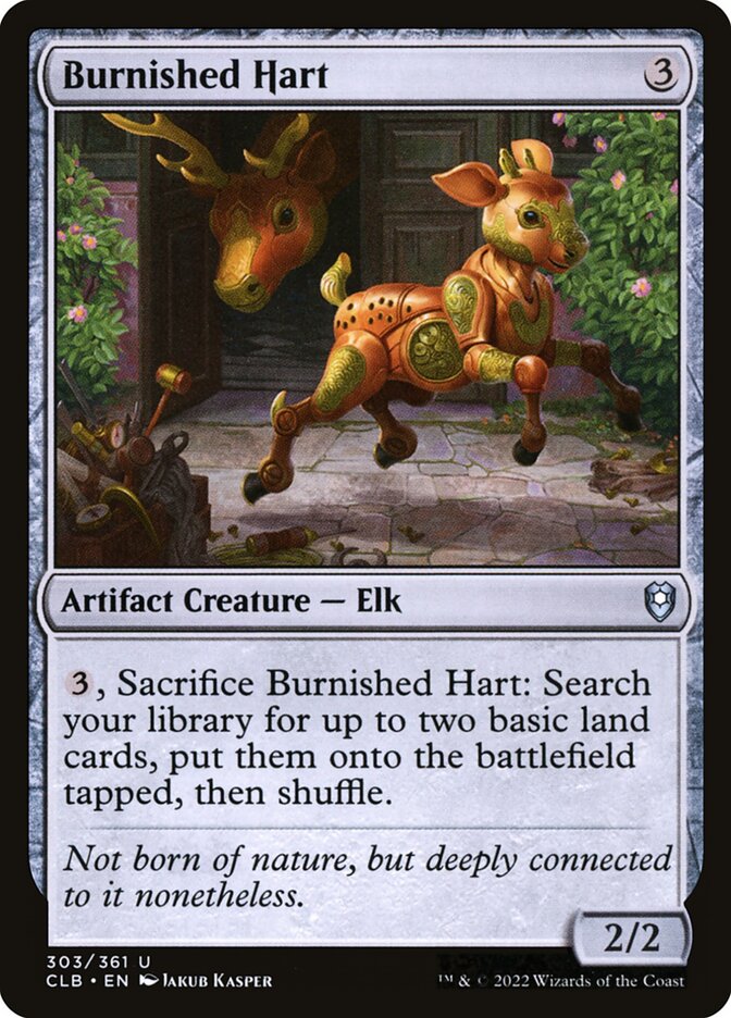 Card Scan of Burnished Hart | CLB