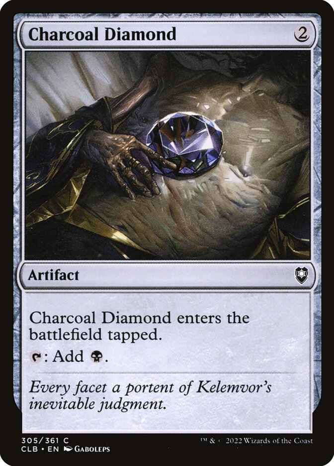 Card Scan of Charcoal Diamond | CLB