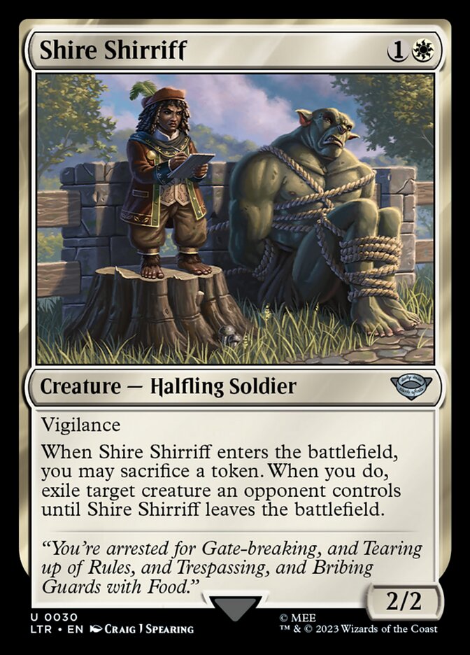 Card Scan of Shire Shirriff | LTR