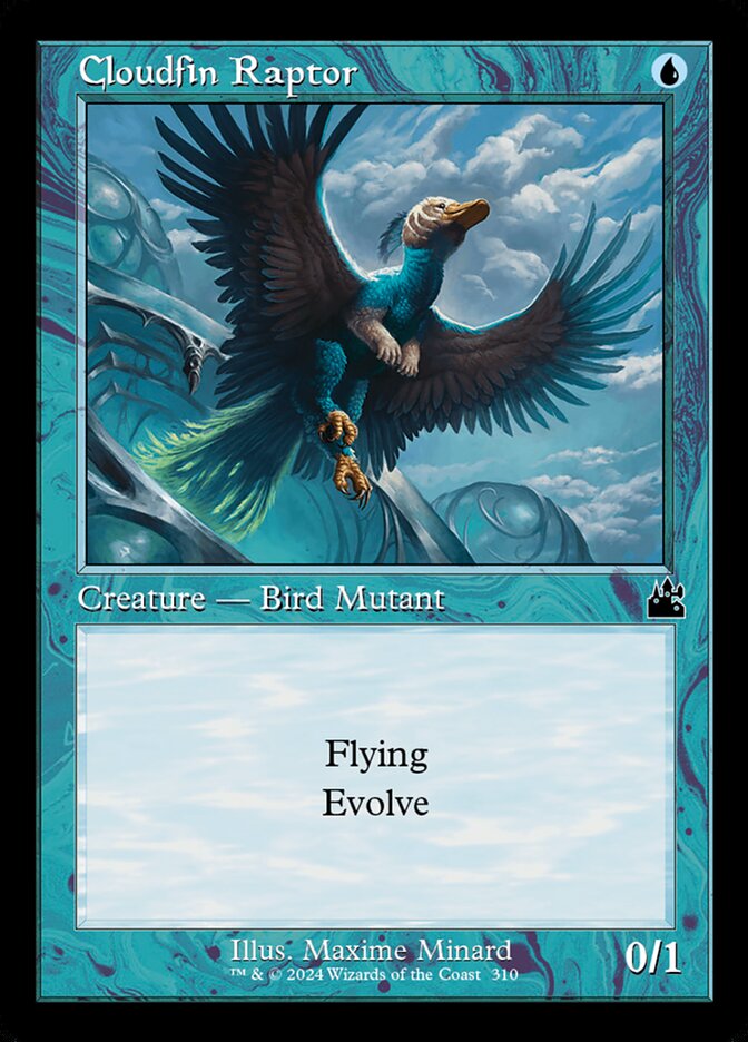 Card Scan of Cloudfin Raptor | RVR (Retro Frame)