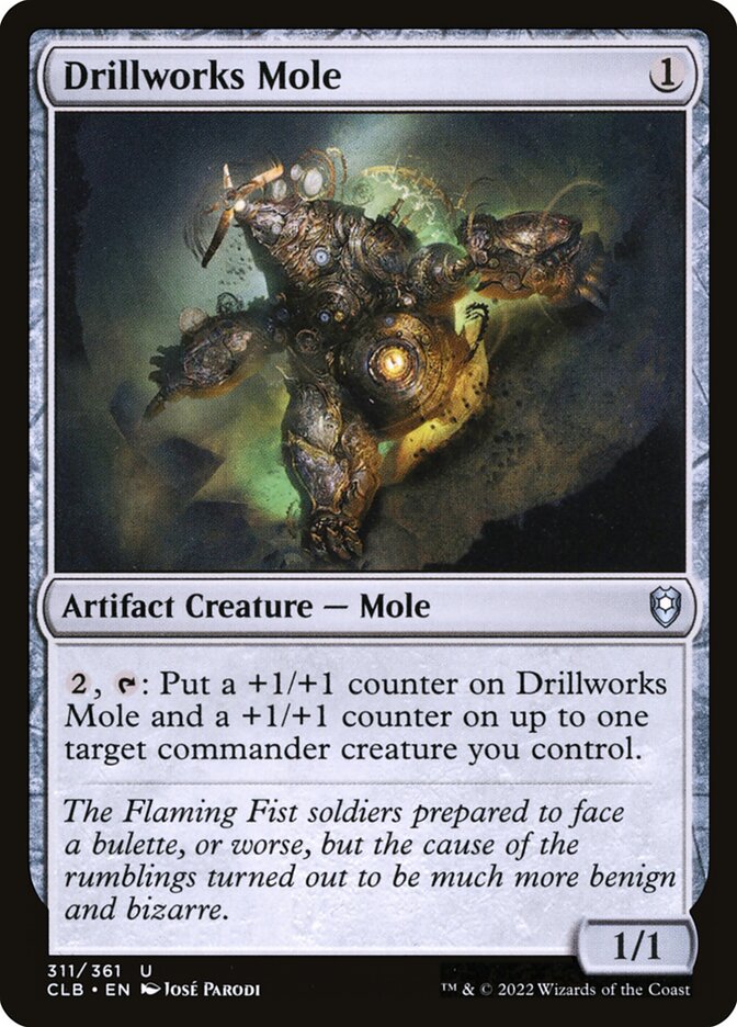 Card Scan of Drillworks Mole | CLB