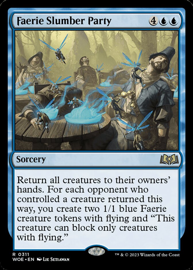 Card Scan of Faerie Slumber Party | WOE