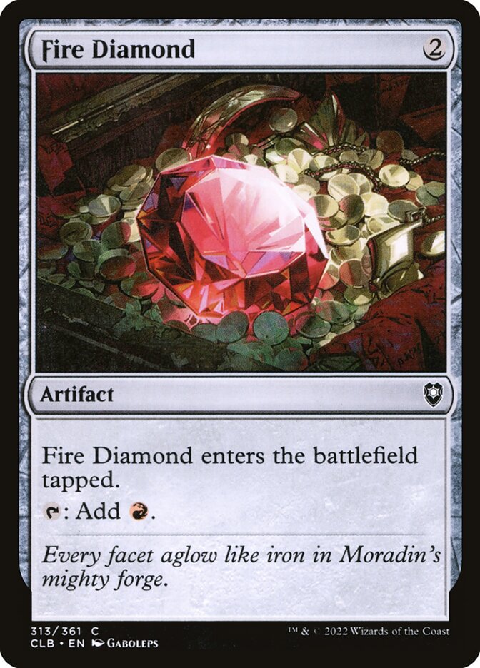 Card Scan of Fire Diamond | CLB
