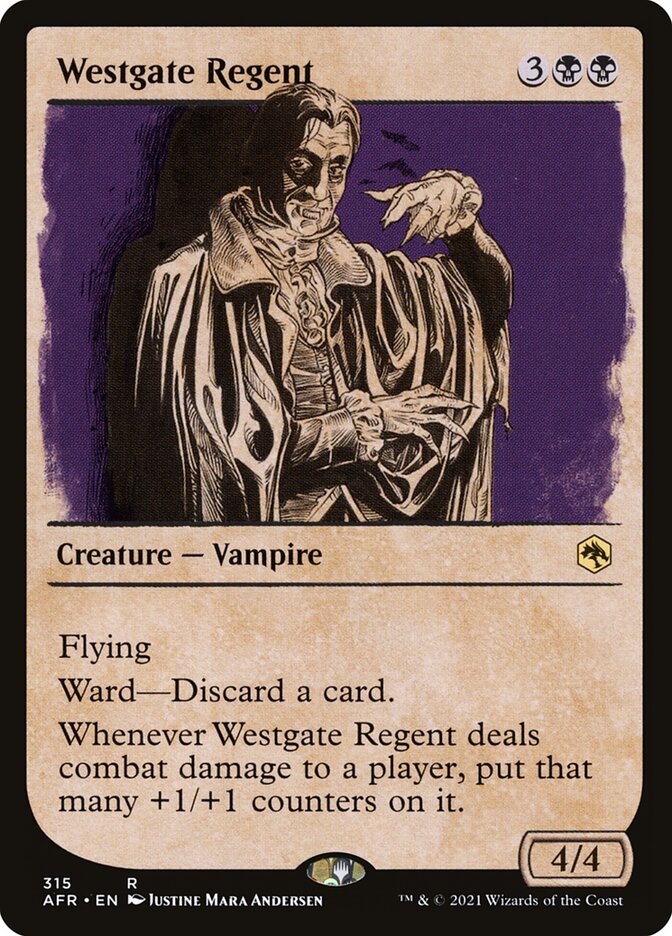 Card Scan of Westgate Regent | AFR (Rulebook Art Showcase)