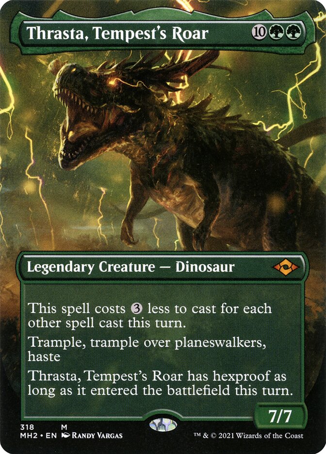 Thrasta, Tempest's Roar | MH2 (Alternate-Art Borderless)