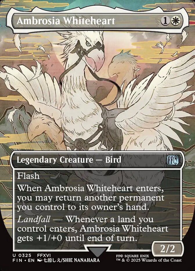 Ambrosia Whiteheart | FIN (Borderless Alternate Art)