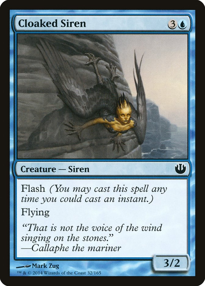 Card Scan of Cloaked Siren | JOU