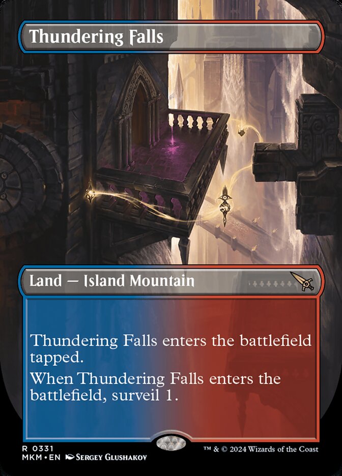 Card Scan of Thundering Falls | MKM (Borderless)