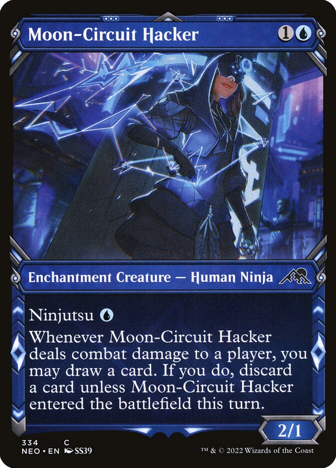 Card Scan of Moon-Circuit Hacker | NEO (Ninja Showcase)