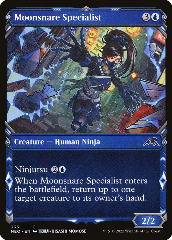 Card Scan of Moonsnare Specialist | NEO (Ninja Showcase)