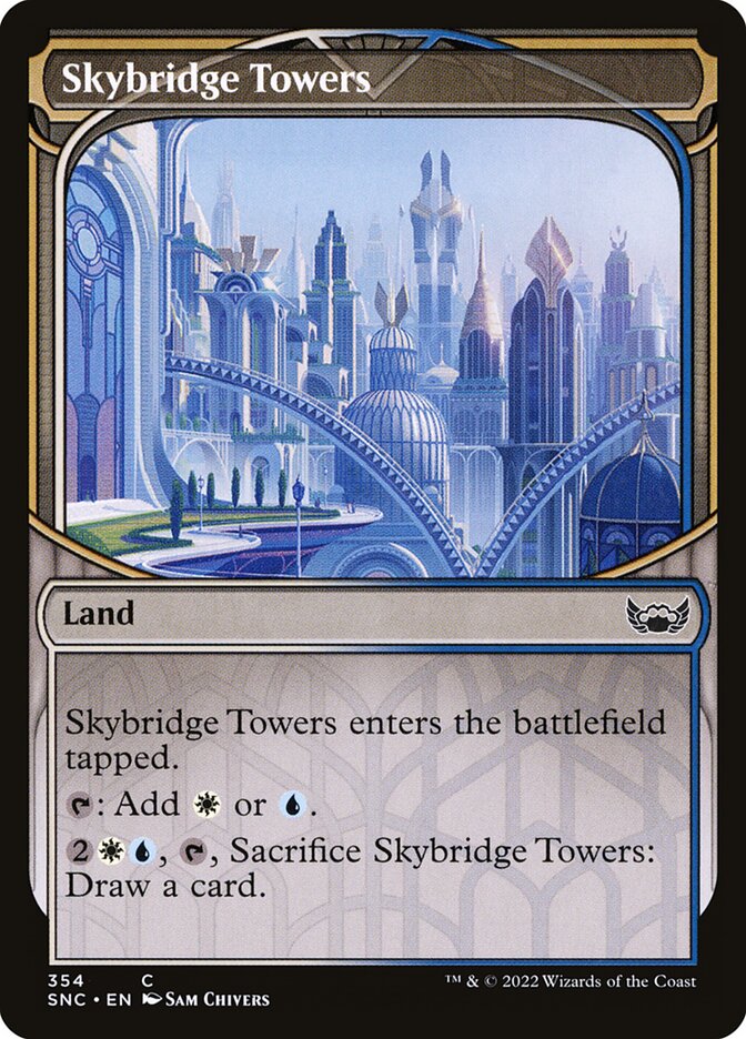 Card Scan of Skybridge Towers | SNC (Skyscraper Showcase)