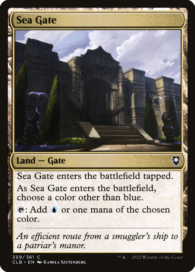 Card Scan of Sea Gate | CLB