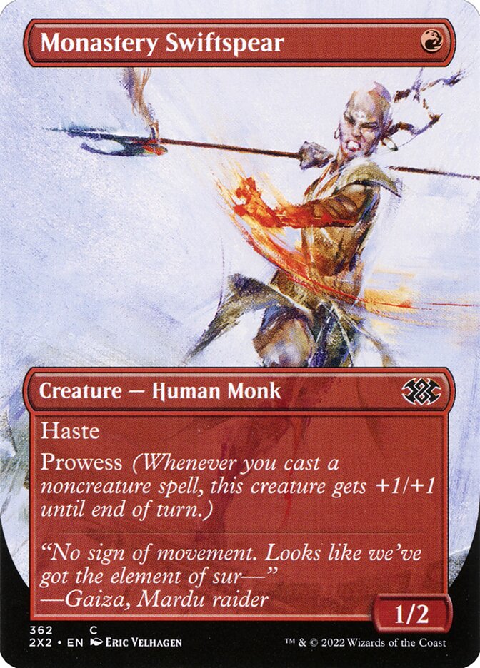 Card Scan of Monastery Swiftspear | 2X2 (Showcase)
