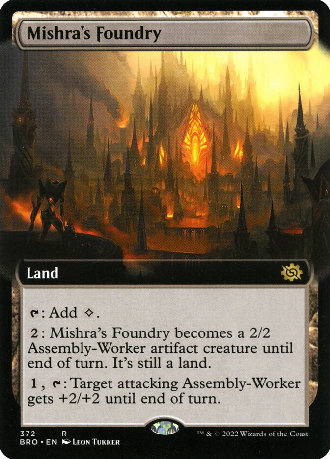 Mishra's Foundry | BRO (Extended Art)