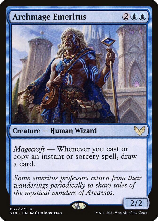 Card Scan of Archmage Emeritus | STX