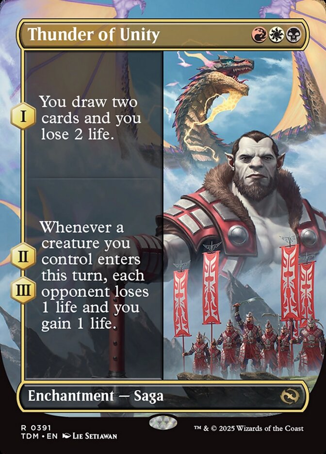 Thunder of Unity | TDM (Borderless Alternate Art)