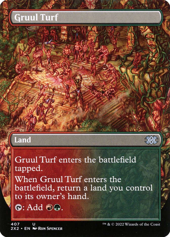 Card Scan of Gruul Turf | 2X2 (Showcase)
