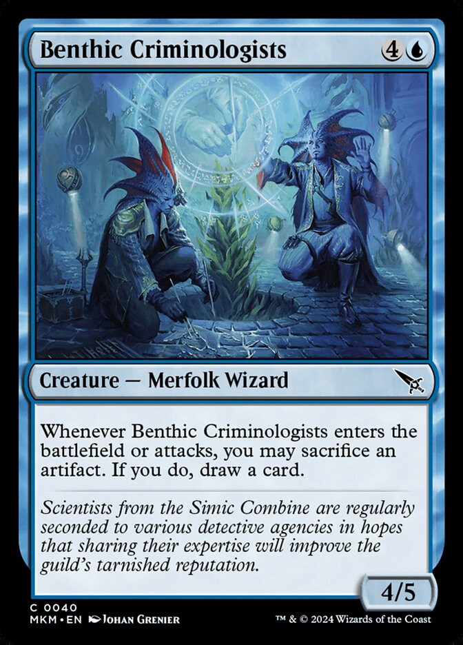 Benthic Criminologists | MKM